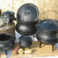 Pote Potjie de ferro fundido com 3 pernas